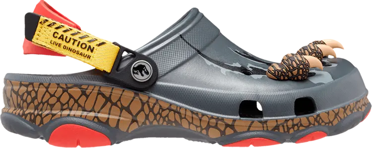 

Кроссовки Jurassic World x All-Terrain Clog Caution, Live Dinosaur, серый
