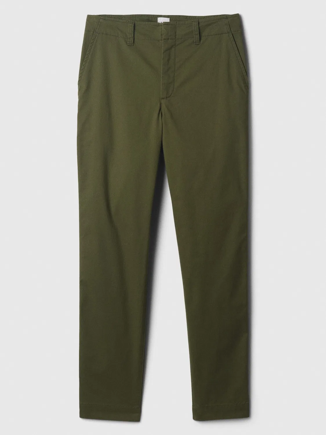 Чиносы Slim Fit Downtown Gap, зеленые — фото 4