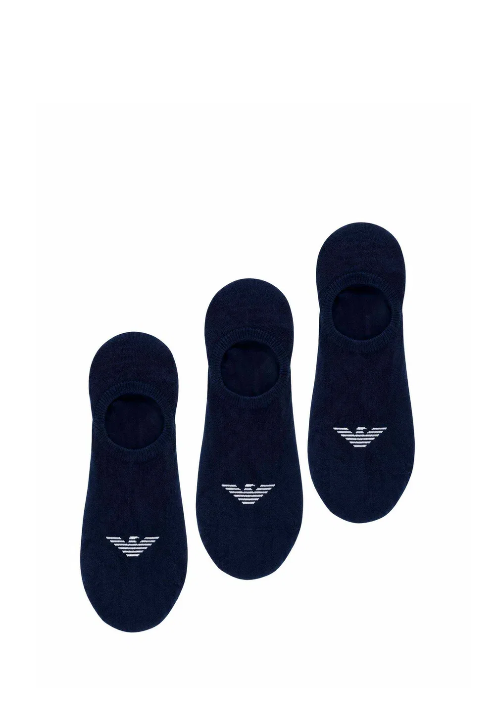 Мужские носки Calze 3 pack - невидимые носки Emporio Armani, Blu