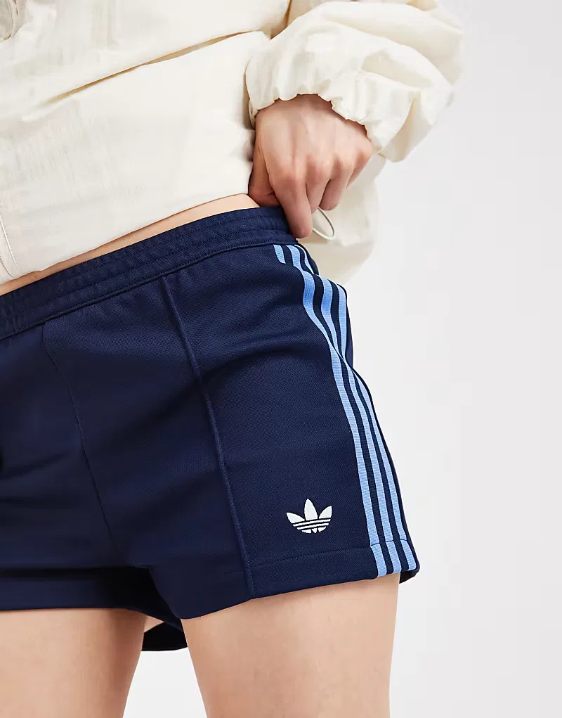 Классические шорты Adidas Originals в сочетании темно-синий и синего цветов — фото 4
