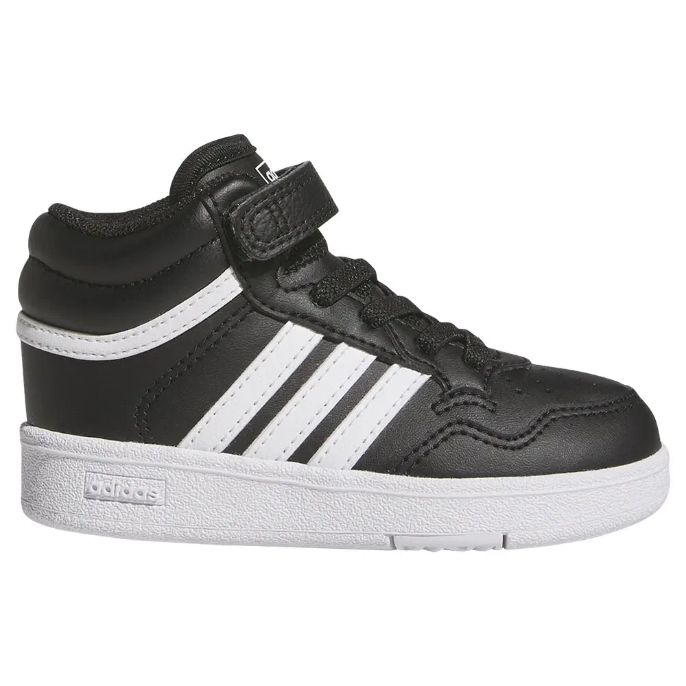 Детские кроссовки для девочек с высоким верхом Hoops 4.0 Mid Adidas, Black