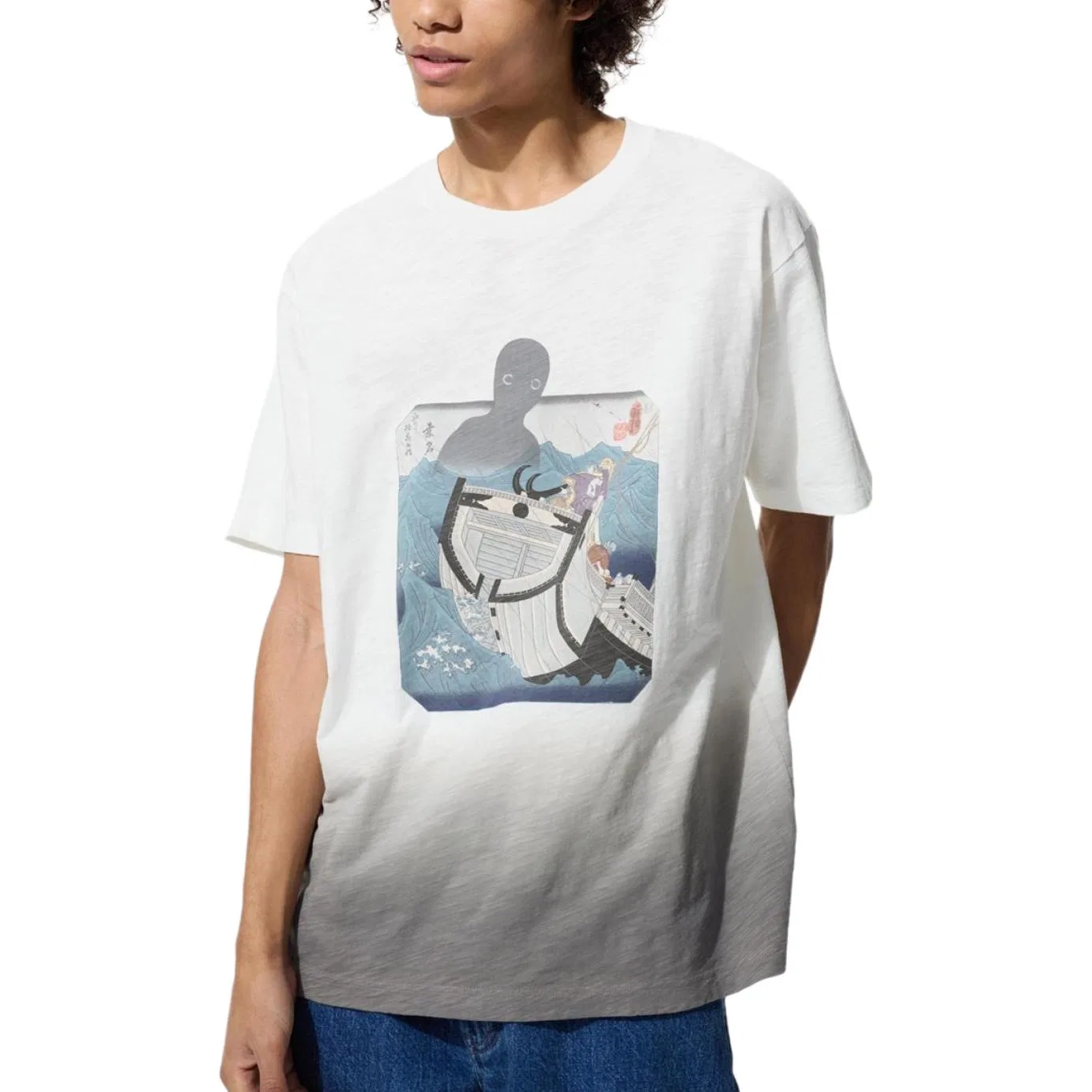 Женская футболка с круглым вырезом Museum Of Fine Arts Boston Collaboration UNIQLO, Ivory — фото 4