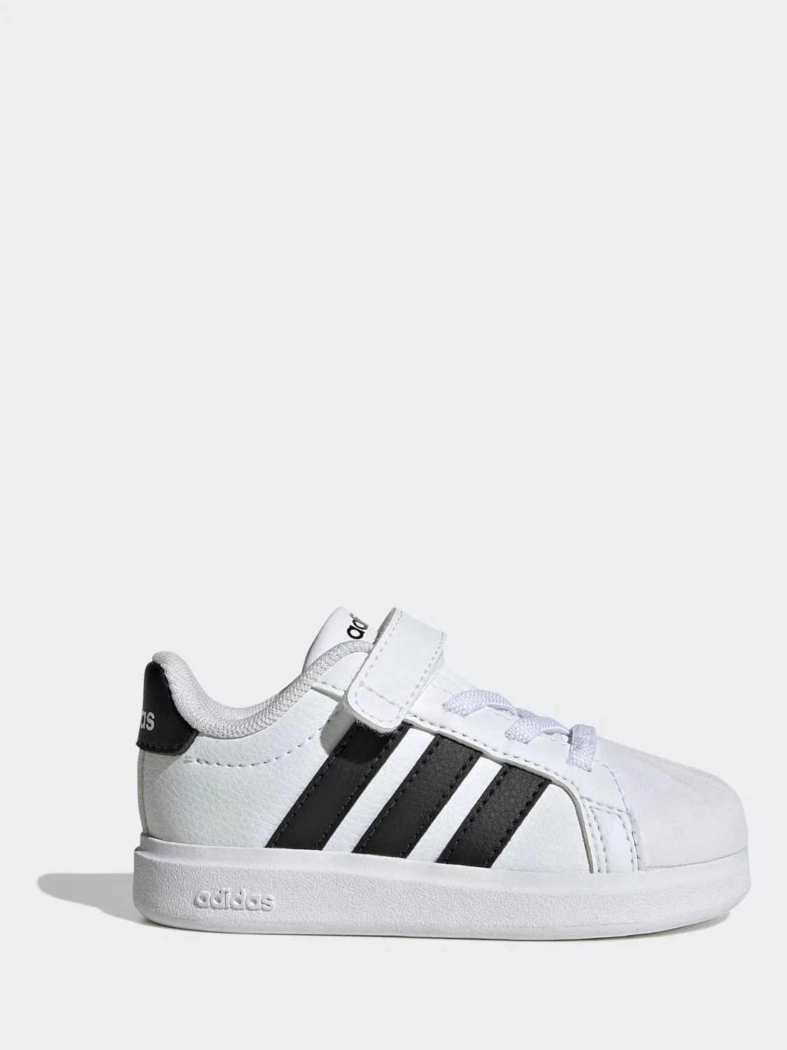 Кроссовки с эластичной шнуровкой adidas White Street Talk, белый