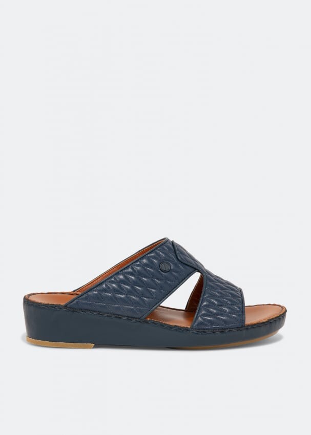 

Сандалии PRIVATE COLLECTION Peninsula matelasse sandals, синий