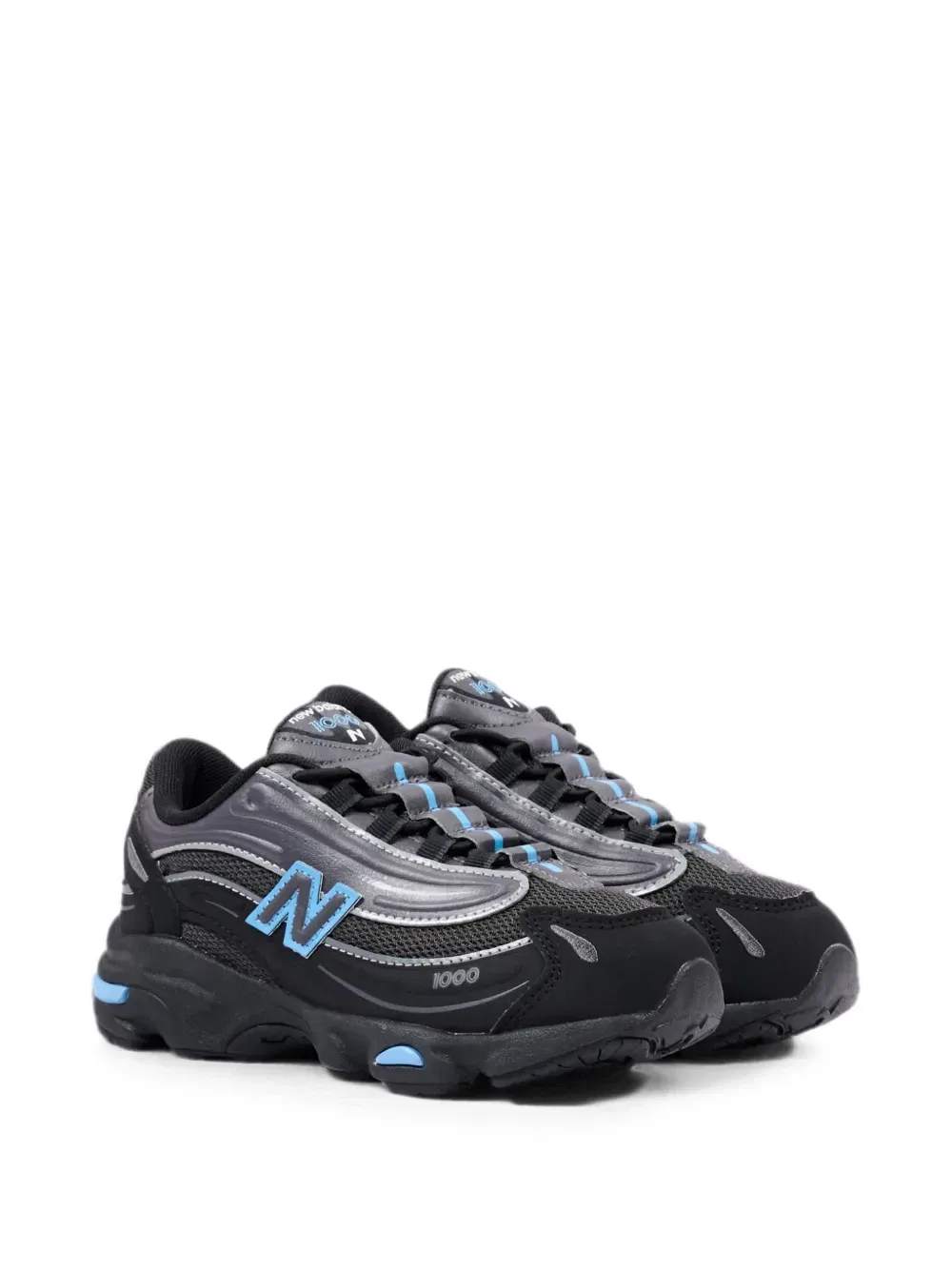 Кроссовки на шнуровке New Balance Kids, черный — фото 2