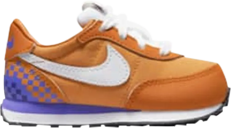 Кроссовки Nike Waffle Trainer 2 SE TD 'Kumquat Court Purple', оранжевый — фото 2