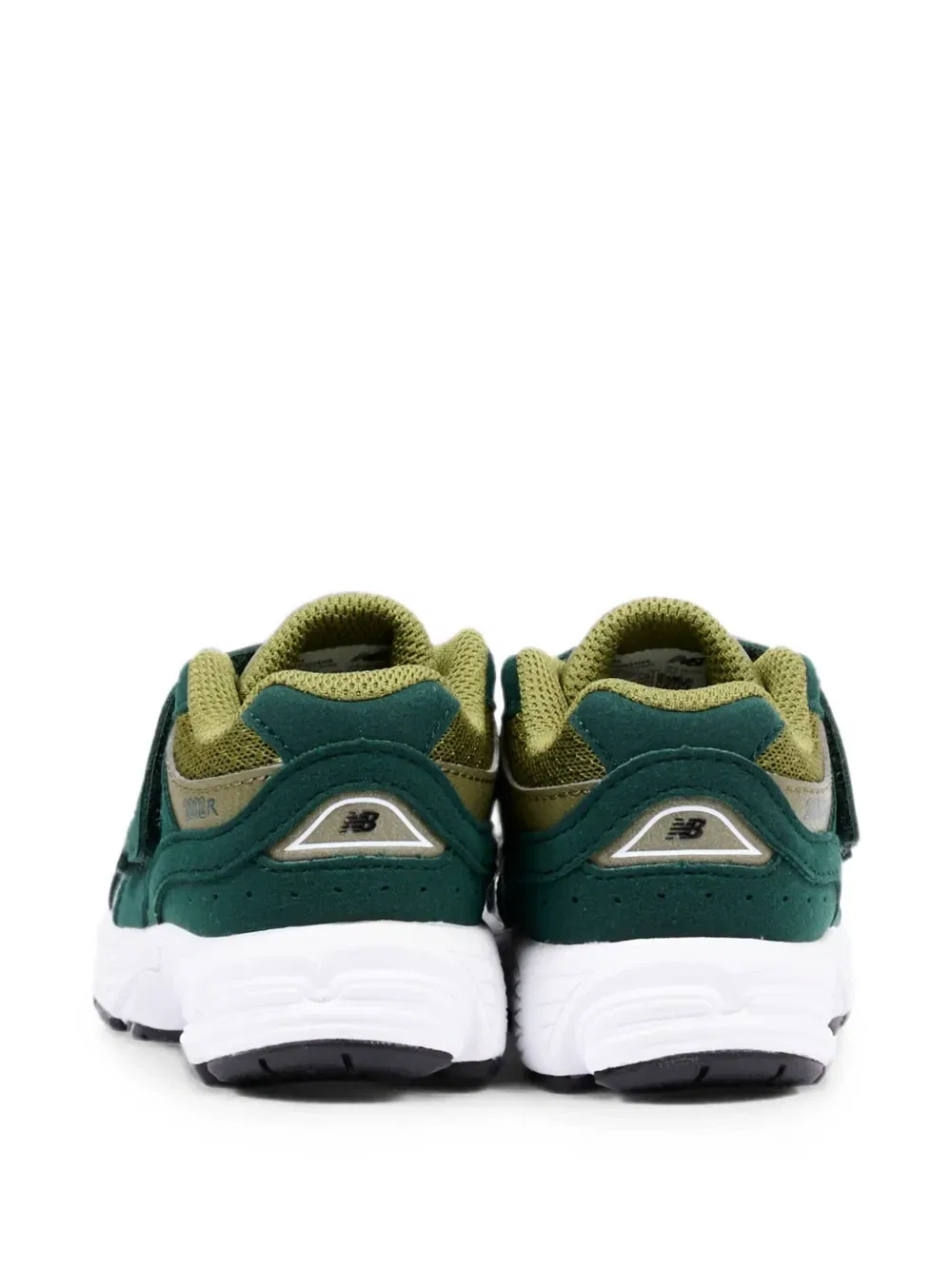 Кроссовки 2002 на липучках New Balance Kids, зеленый — фото 3
