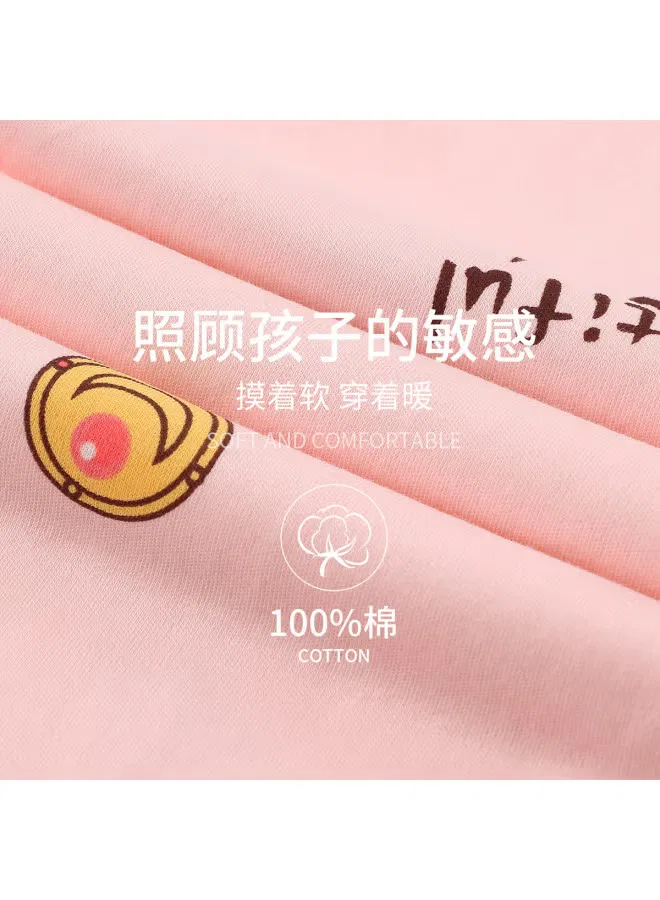 Штаны пижамные с принтом свободного кроя Long Time Companion, розовый — фото 4