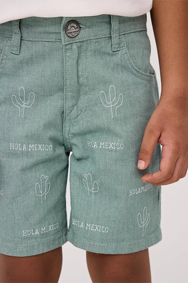 Детские шорты для мальчиков джинсовые Nebbati, Denim — фото 3