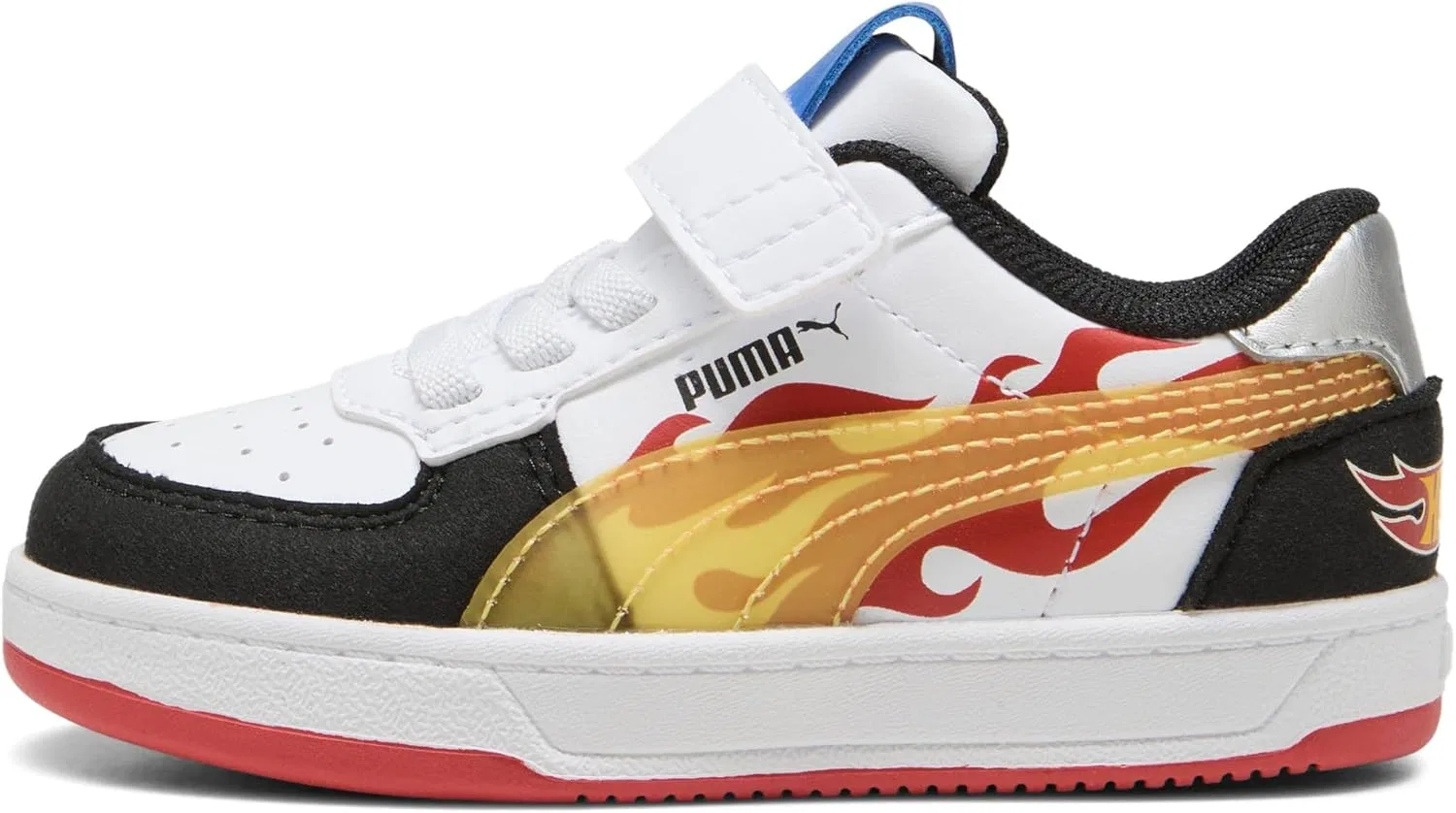 Детские кроссовки для мальчиков Caven 2.0 Hot Wheels Ac+ Inf PUMA, Puma Black-Red Fire-Puma White
