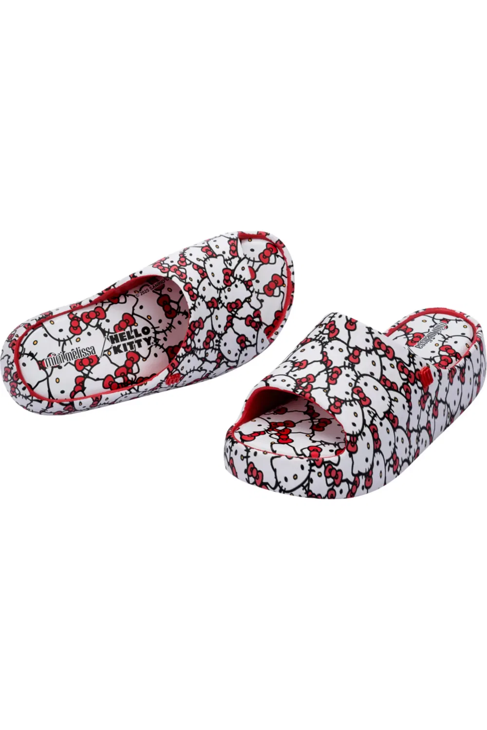 Детские сандалии платформа с Hello Kitty Mini Melissa, красный/белый — фото 4