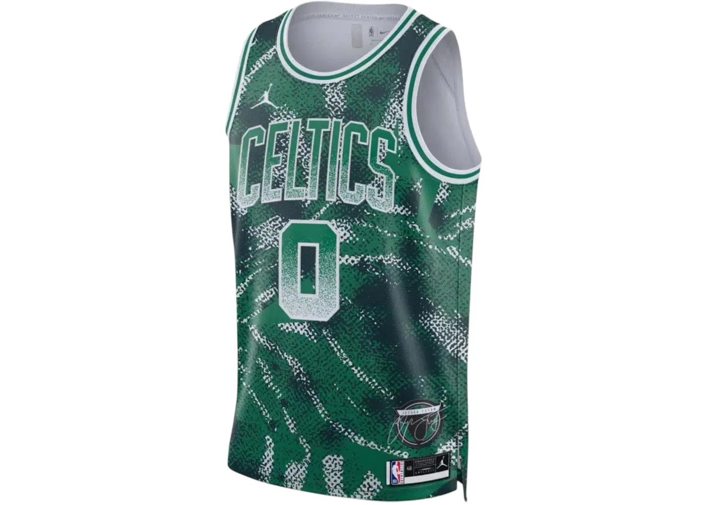 Мужская джерси Nike NBA Boston Celtics Jayson Tatum 0 2025/26 Select Series Jersey, Green