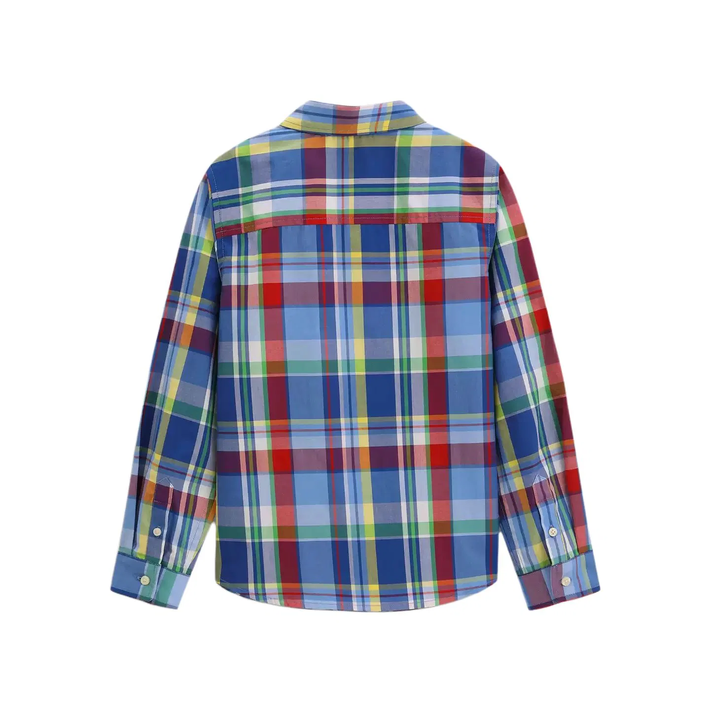 Детская рубашка в клетку GAP, Blue Plaid — фото 3
