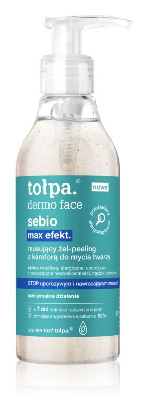 

Очищающий гель-пилинг Tołpa Dermo Face Sebio