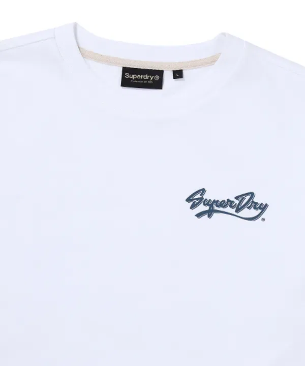 Футболка с длинным рукавом Racer Superdry, белый — фото 3