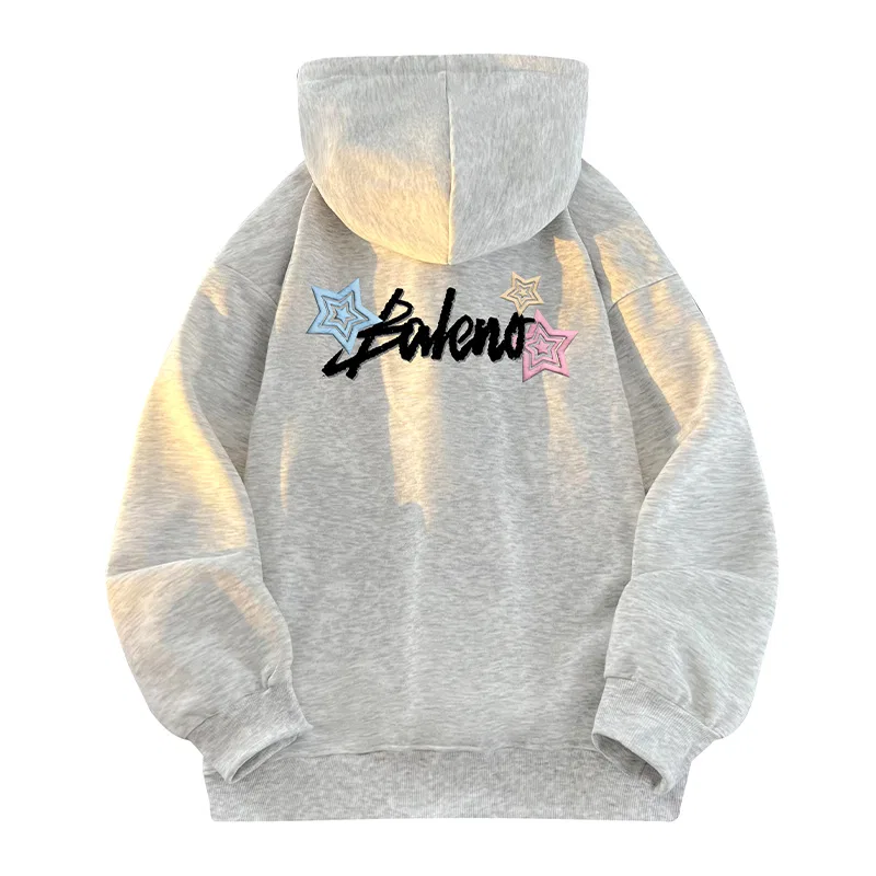 Детский худи с капюшоном утепленный BALENO, White Heather Gray