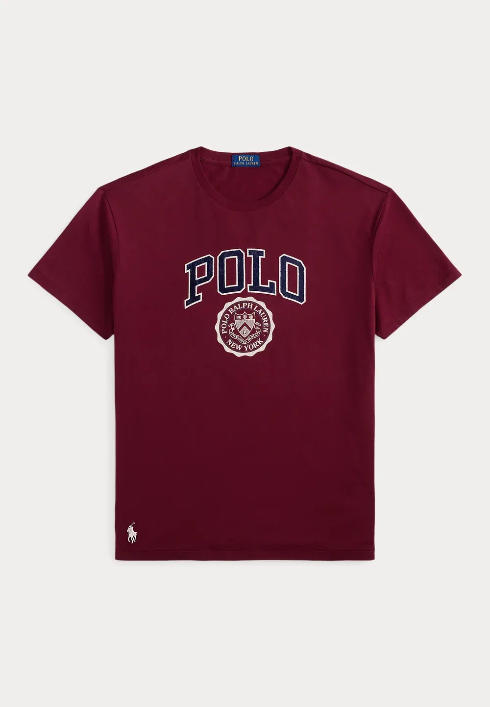 Футболка с индивидуальным кроем и логотипом - футболка с принтом Polo Ralph Lauren, Classic Wine — фото 4