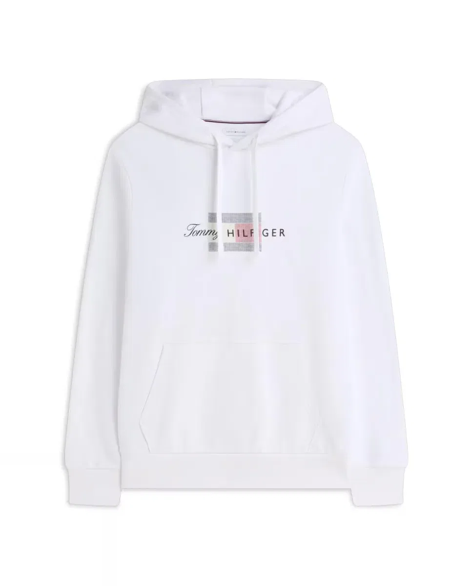 Мужская худи с капюшоном Tommy Hilfiger, Blanco — фото 4