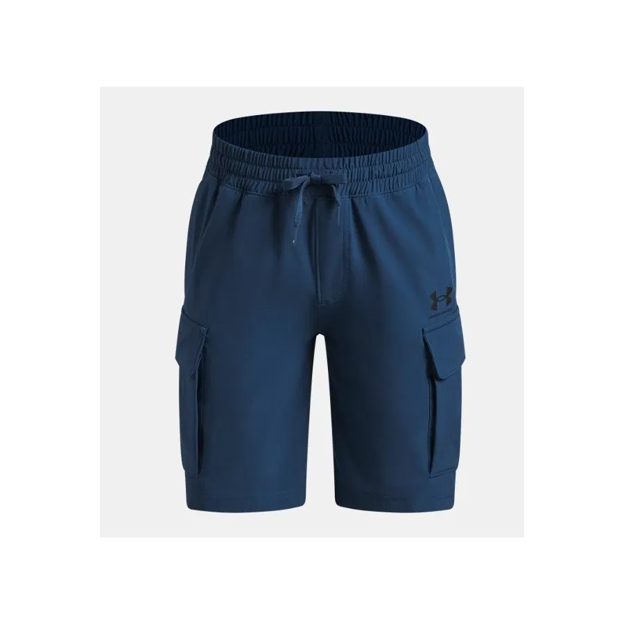 Шорты карго с утяжкой UA Vibe Woven Under Armour, Черный