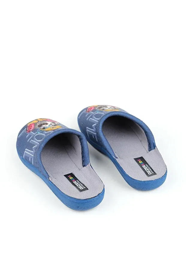 Детские домашние тапочки для мальчиков плоские Gezer, Navy Blue — фото 3