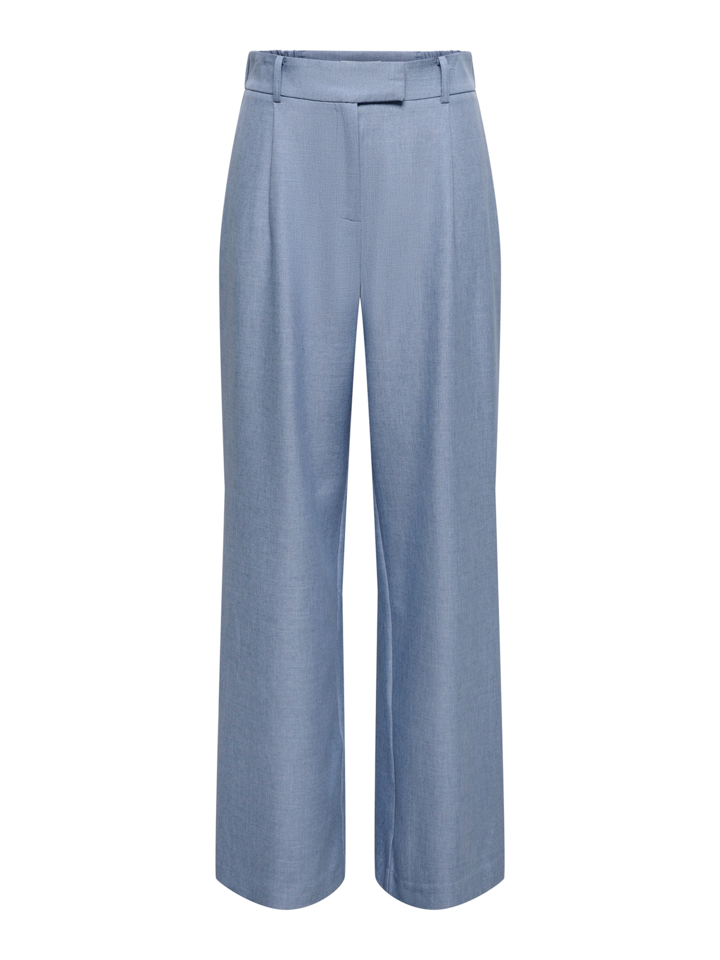 

ONLY Широкие брюки со складками спереди 'ONLLinda' в цвете Dusty Blue