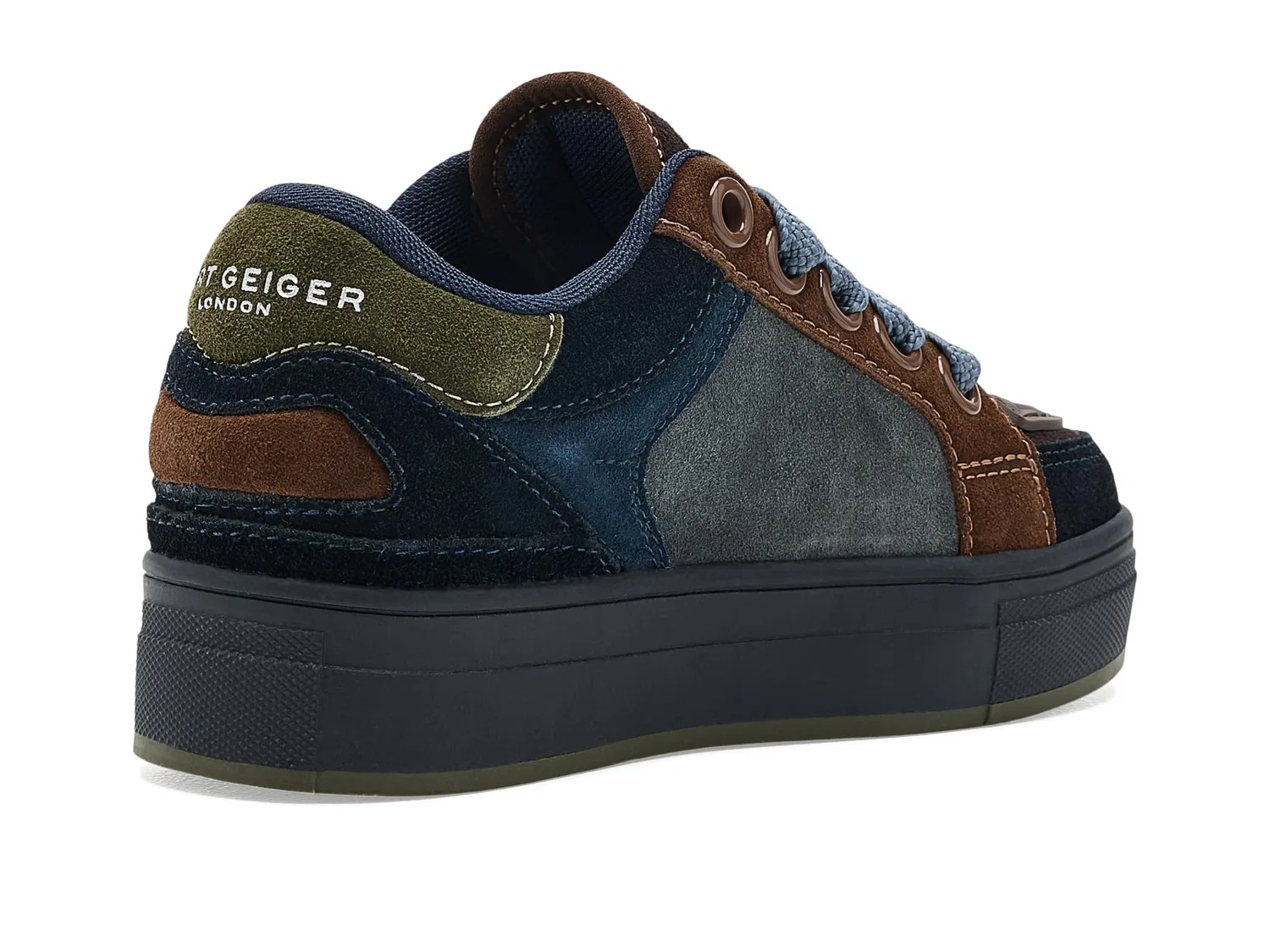 Кроссовки Mini Southbank Tag (для маленьких и больших детей) Kurt Geiger London Kids, Blue Dark — фото 4