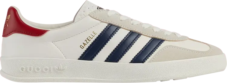 Кроссовки Adidas x Gucci Wmns Gazelle White, белый