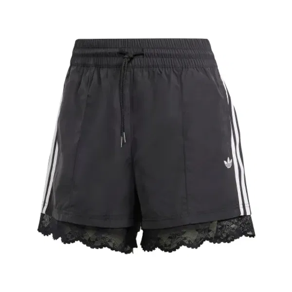 Шорты с кружевной отделкой 3S Adidas, черный — фото 3