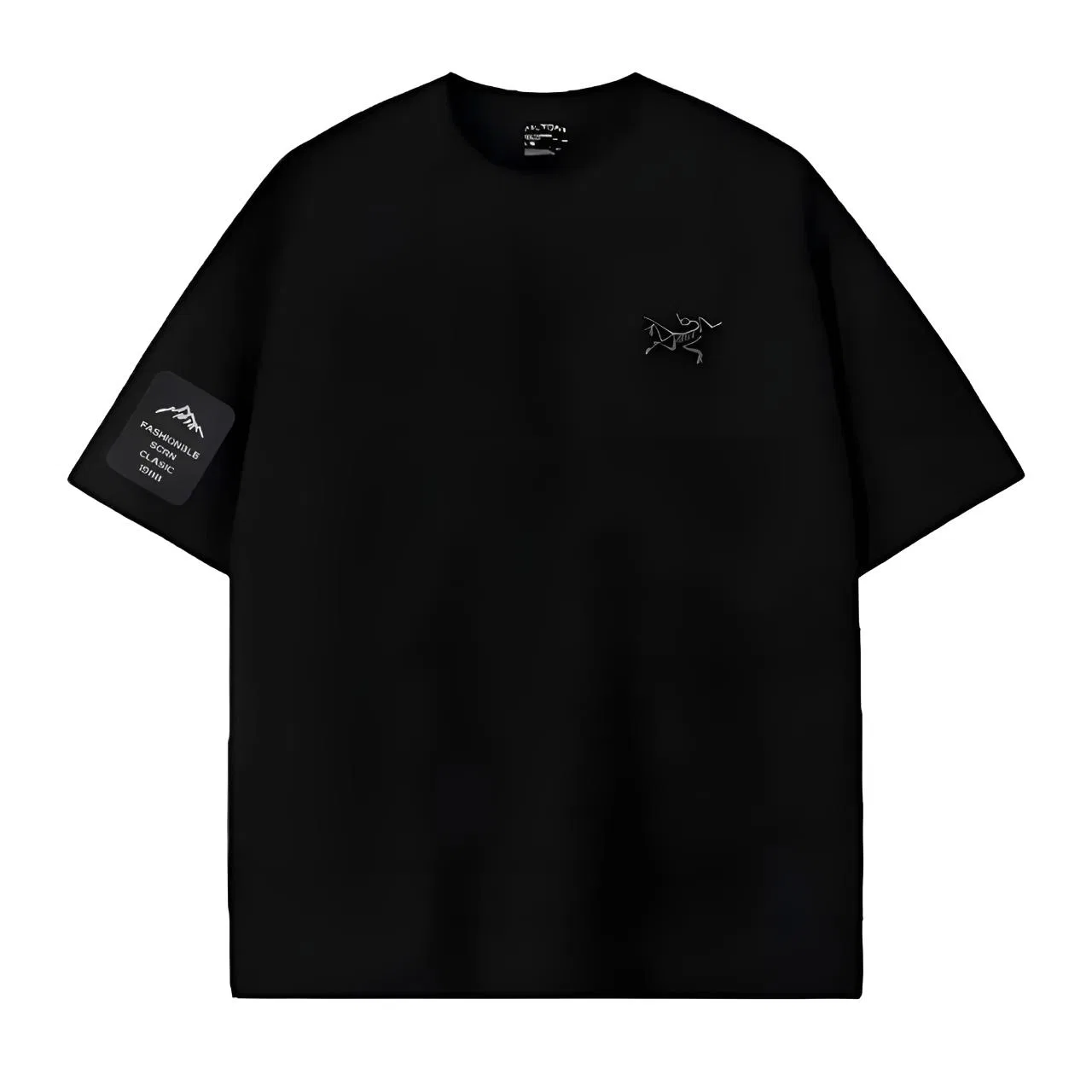 Мужская футболка с круглым вырезом с принтом Kragg Sl Cotton Shirt Arcteryx, Exclusive-White — фото 3
