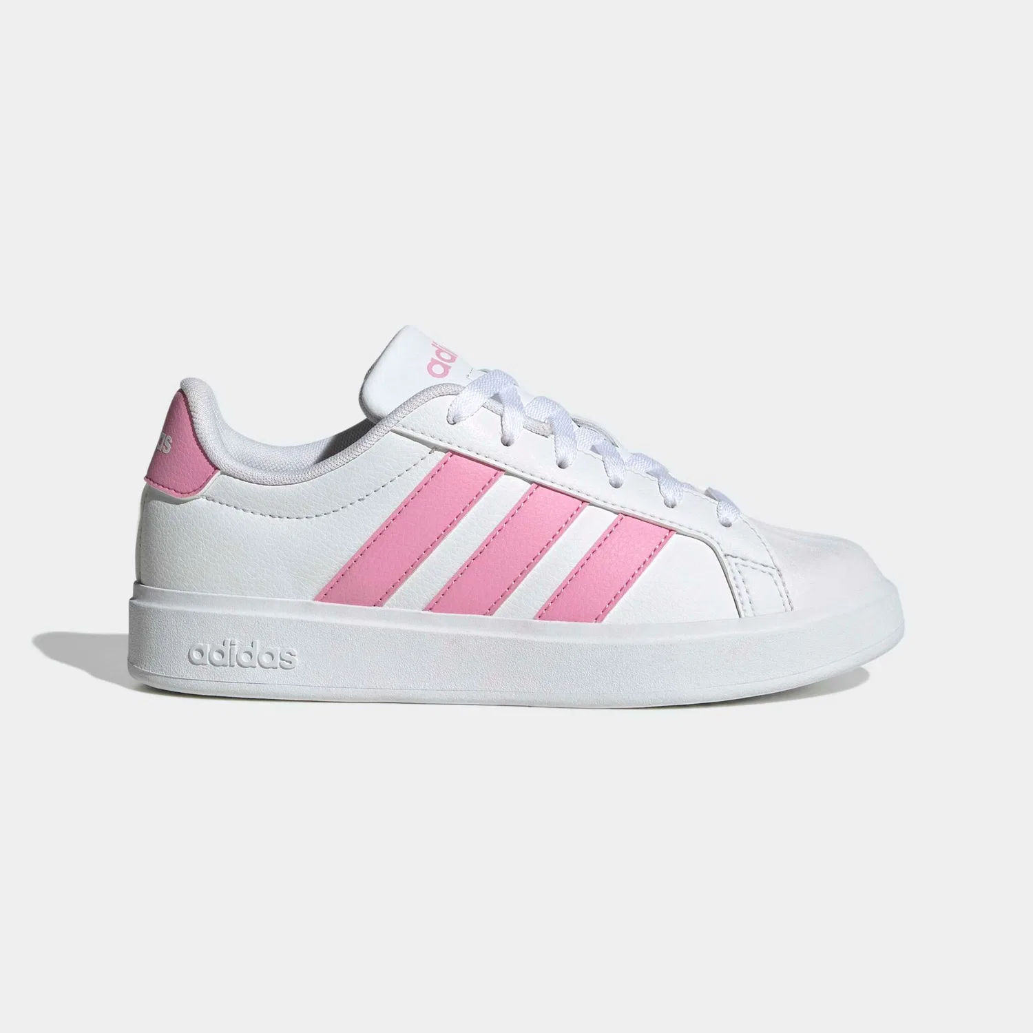 Детские кроссовки с мыском из резины Adidas Sportswear, Cloud White/St Tropic Bloom/Ftwr White — фото 2