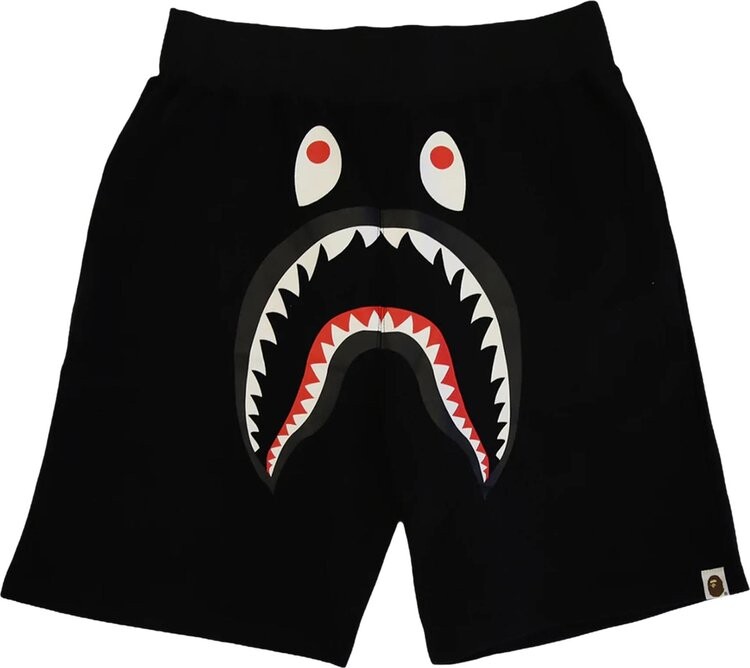 

Спортивные шорты BAPE Shark Sweatshorts Black, черный