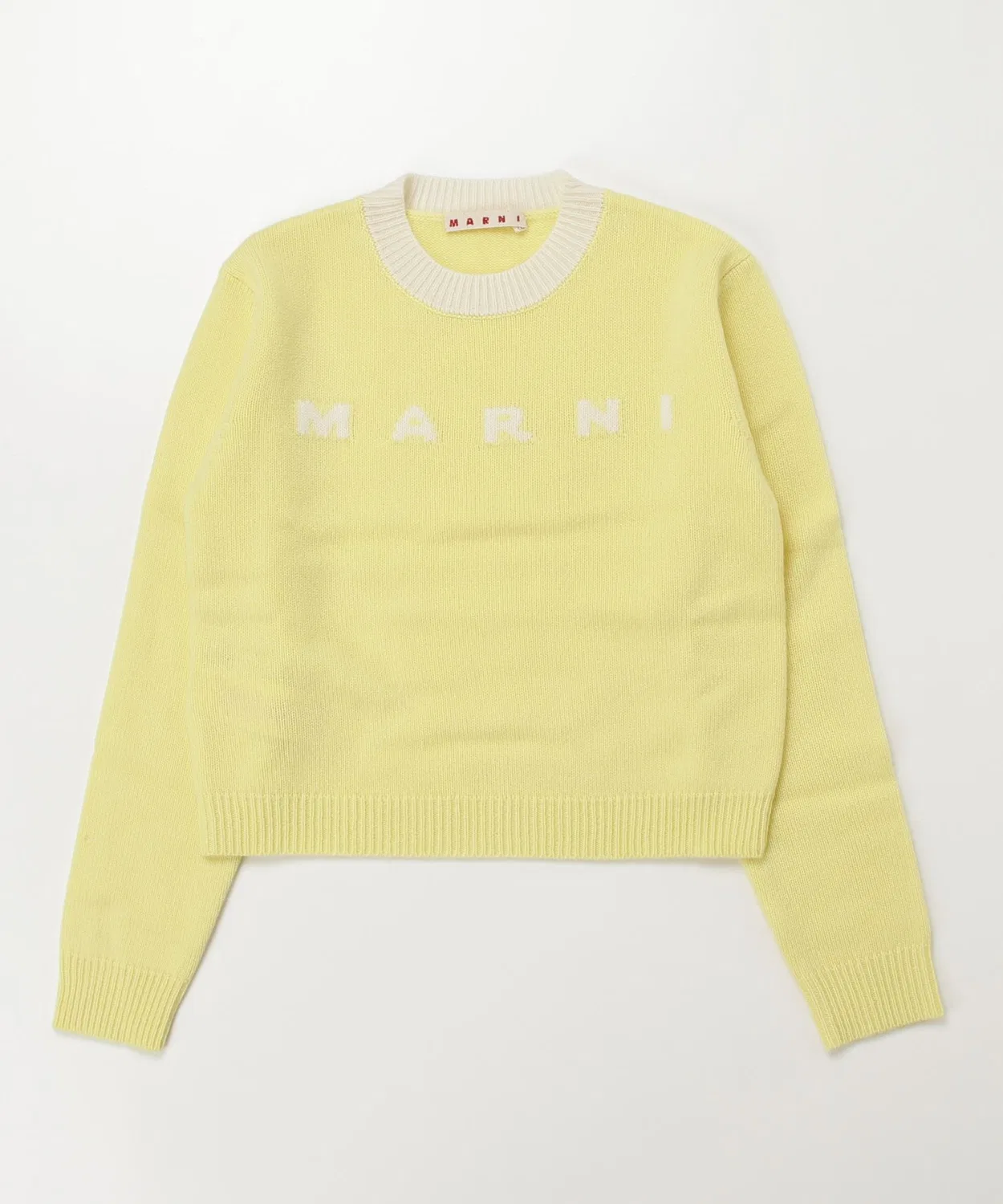 Детский свитер с длинным рукавомMARNI, Light Yellow
