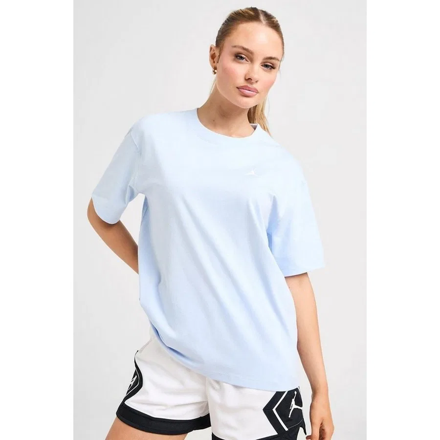 Футболка женская с длинным рукавом Nike Jordan Essential, Светло-синий — фото 3