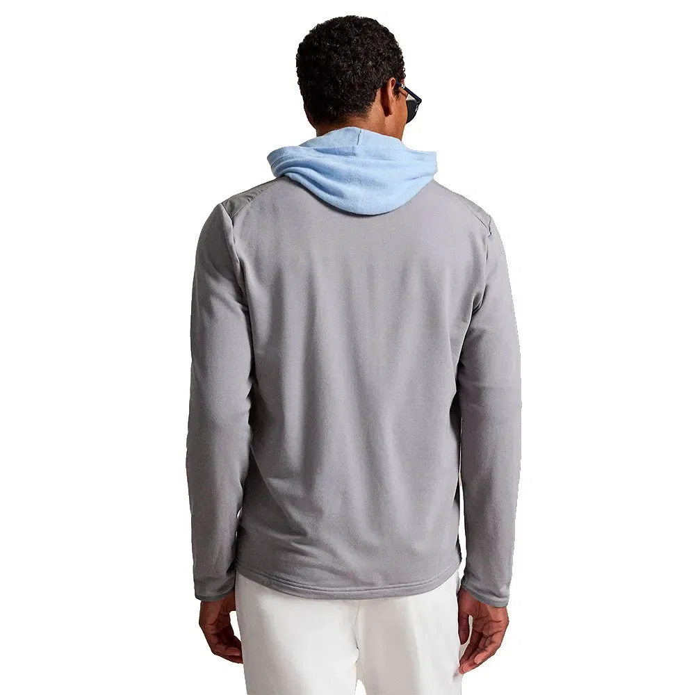 Мужской свитшот с молнией Polo ralph lauren, Grey — фото 2