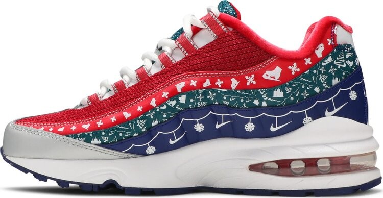 Кроссовки Nike Air Max 95 GS 'Ugly Christmas Sweater', многоцветный — фото 4