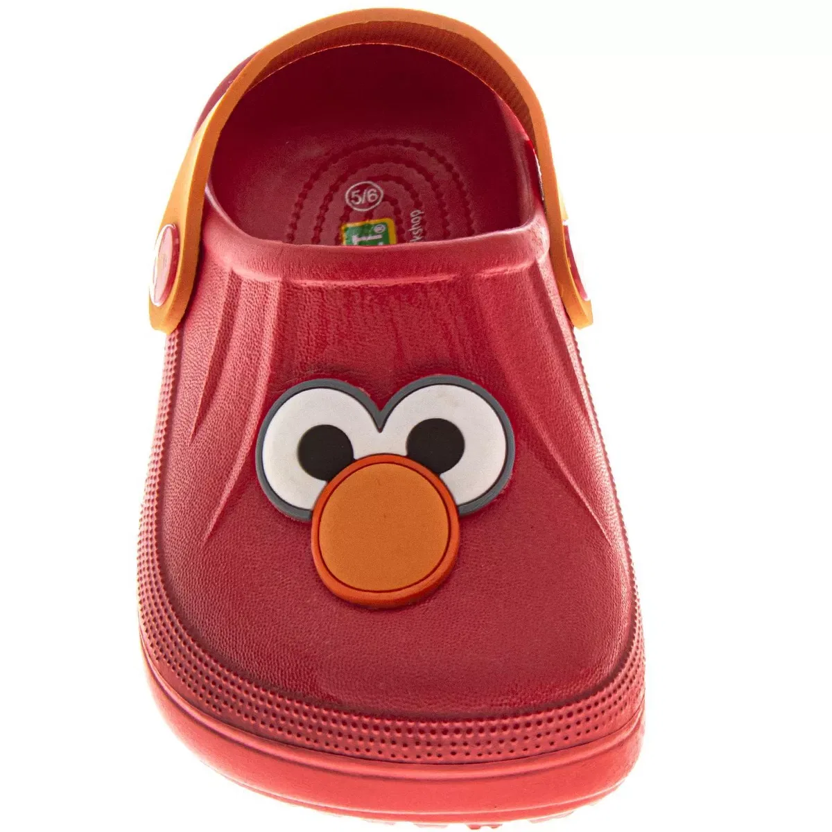 Детские сабо для мальчиков с принтом Sesame Street Cookie Monster Clogs Sesame Street, Red — фото 4