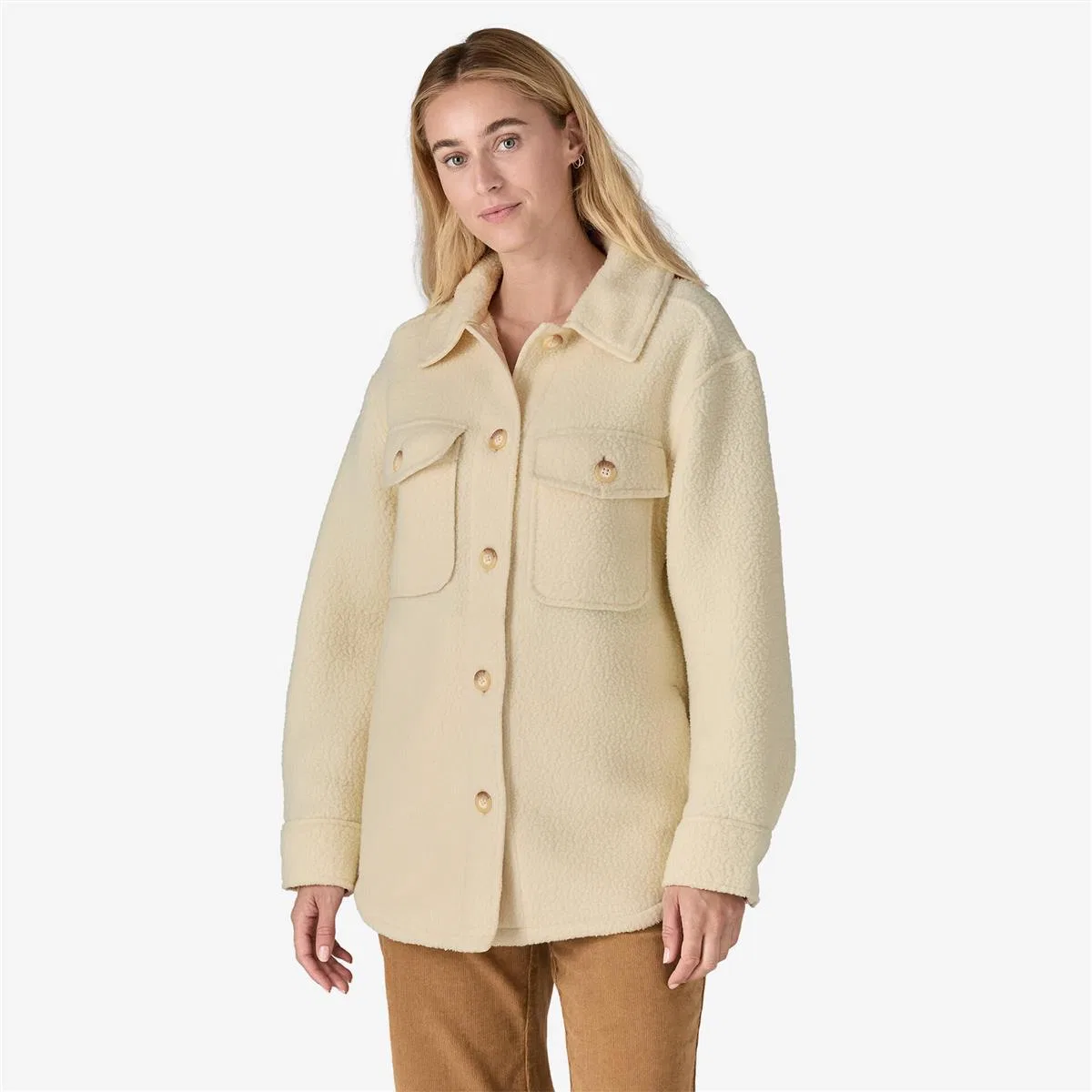 Рубашка-куртка из флиса Retro Pile Patagonia, Natural