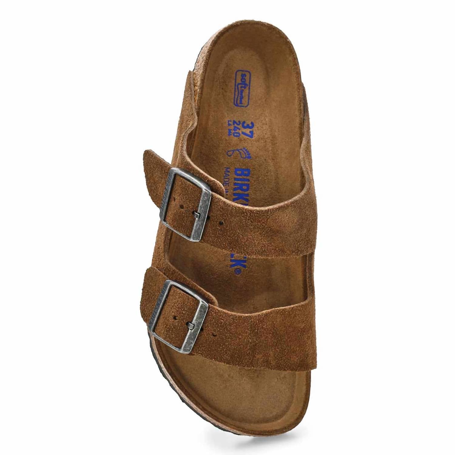 

Birkenstock Мужские сандалии Arizona Softbed, цвет темно-чайный