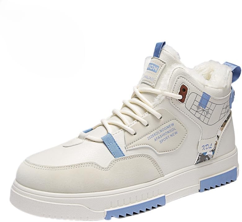 

Мужские модные кеды с лоскутным дизайном и толстой подошвой - отличное сцепление и вентиляция для комфорта - стильные кроссовки на шнуровке, идеально подходящие для повседневного ношения и активного отдыха, плюс размер IZE Clolinde, синий