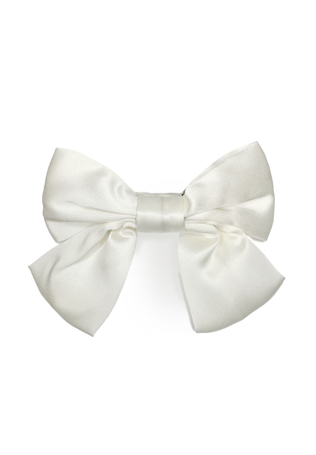 

Заколка для волос Silk Bow с шелковым бантиком FILIPPA FIRENZE, кремово-белый