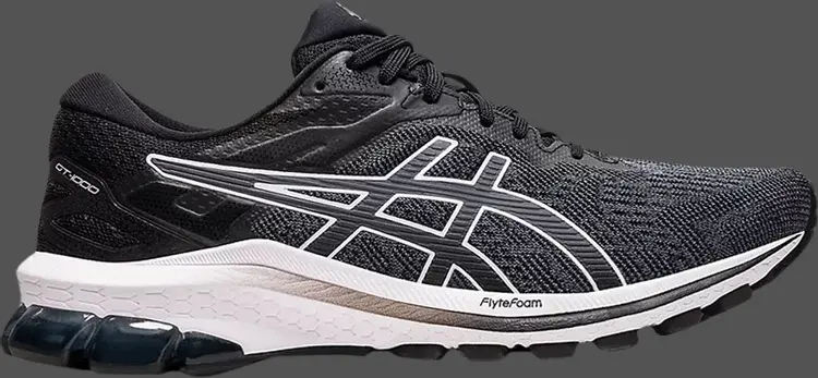 

Кроссовки wmns gt 1000 10 wide 'black white' Asics, черный