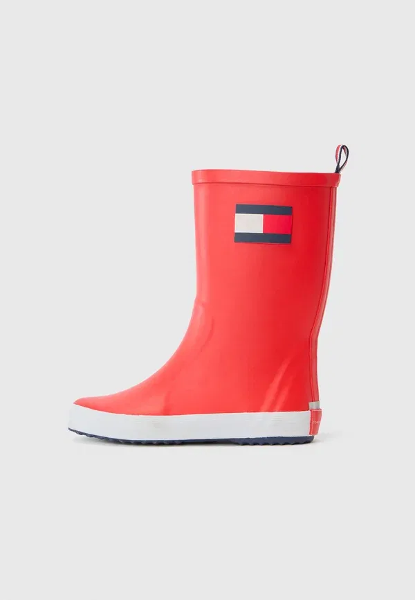 Сапоги водонепроницаемые velingtonai Tommy Hilfiger, red, красный