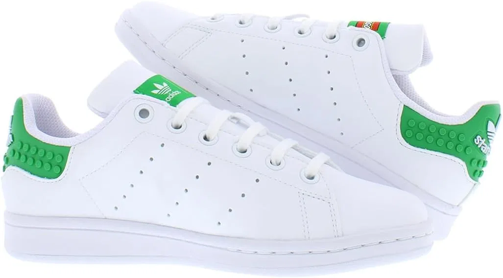 Детские кроссовки для мальчиков Stan Smith Cf adidas, White/Green-White — фото 3