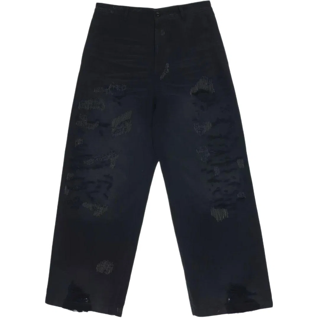 Мужские джинсы с широкими штанинами Acne Studios, Black
