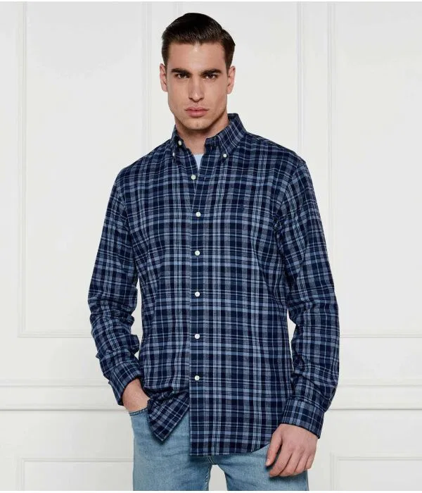 Мужская рубашка с длинным рукавом Polo Ralph Lauren, Blu Marino