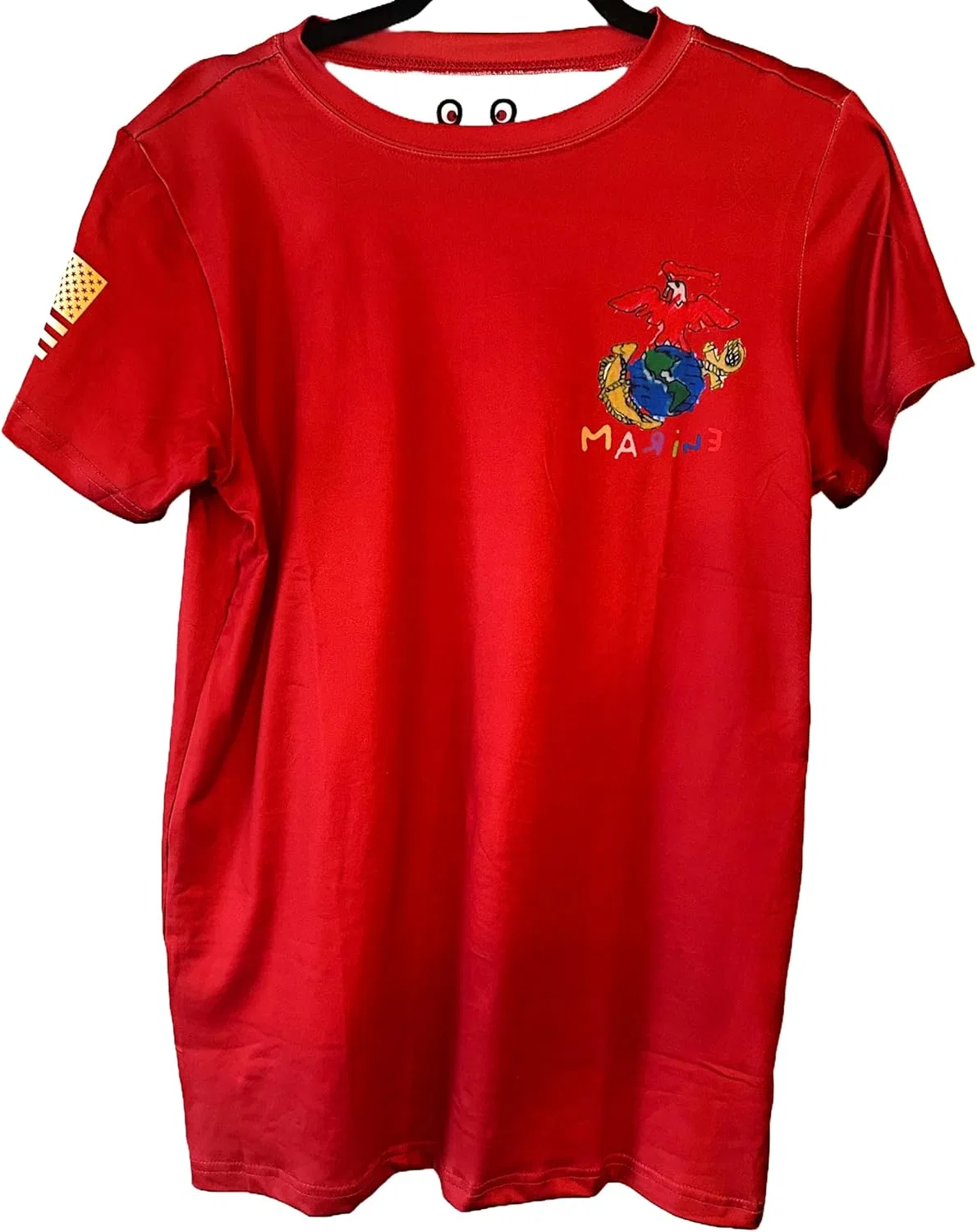 Футболка с принтом Marine Corps Drifit Sublimation, Red