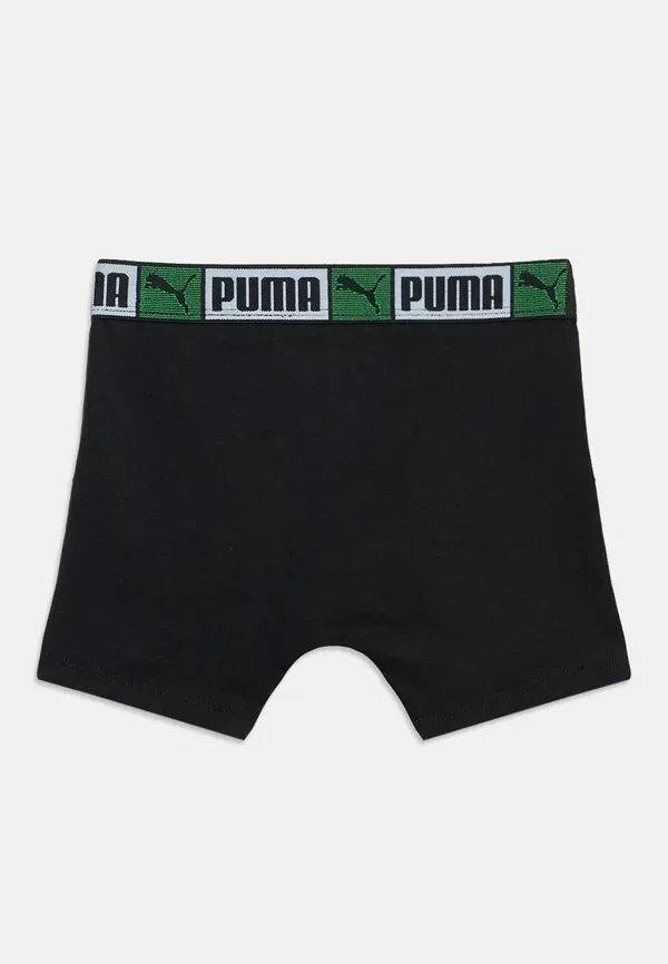 Трусы с принтом Puma, черный/зеленый — фото 2