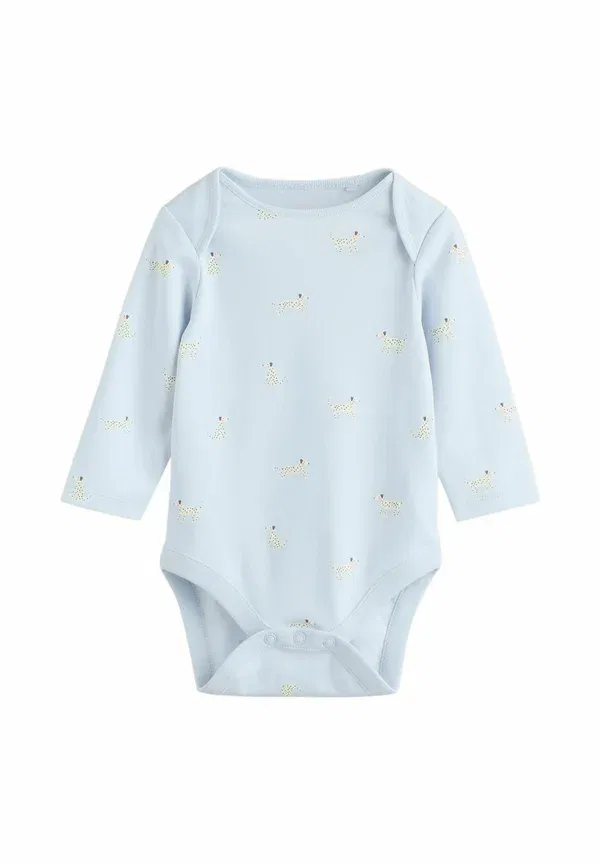 Боди с принтом Regular fit - 5 pack long sleeve Next, Multi Pastel Character, мультиколор — фото 2