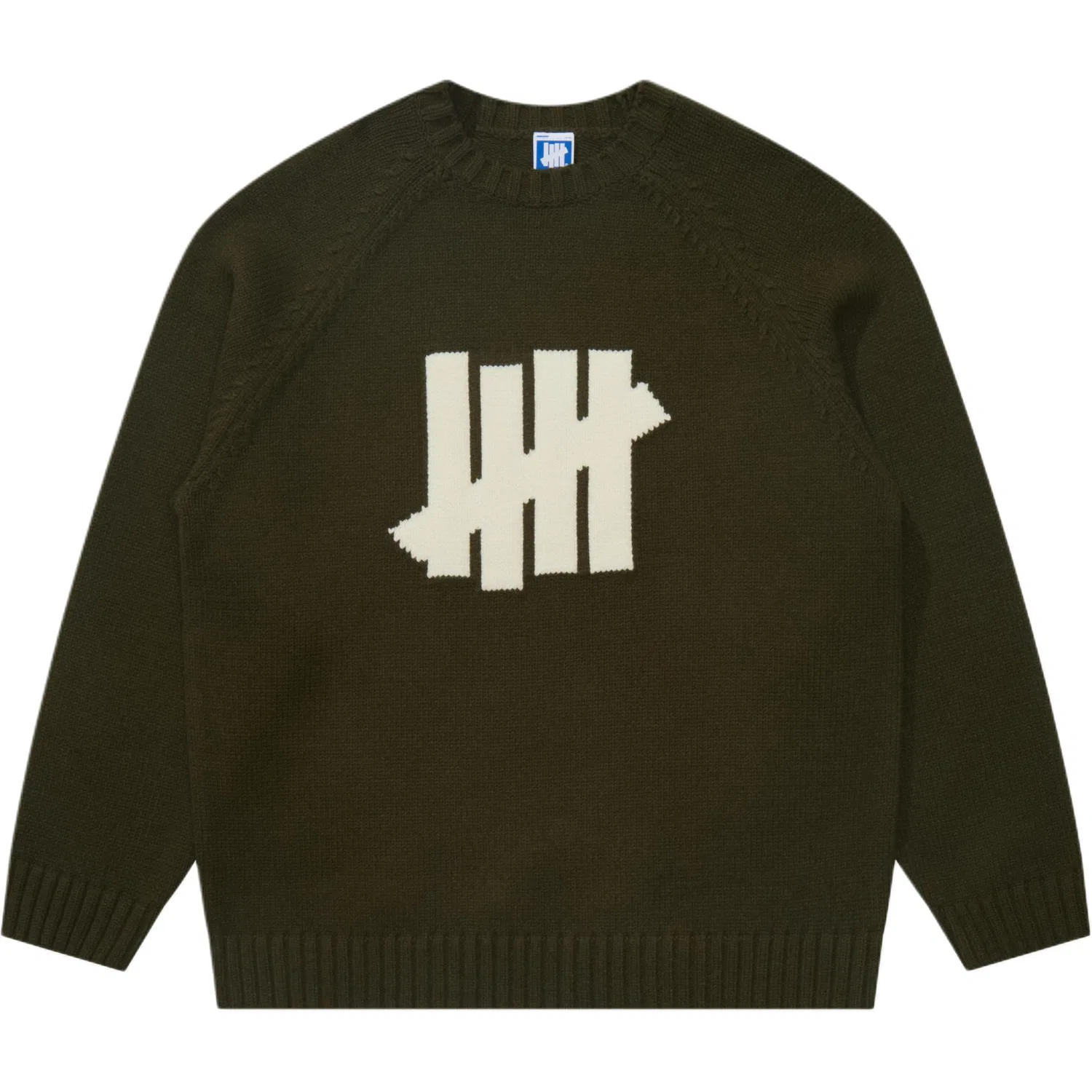 Детский свитер с круглым вырезом прямого кроя Unisex, UNDEFEATED, Black — фото 4