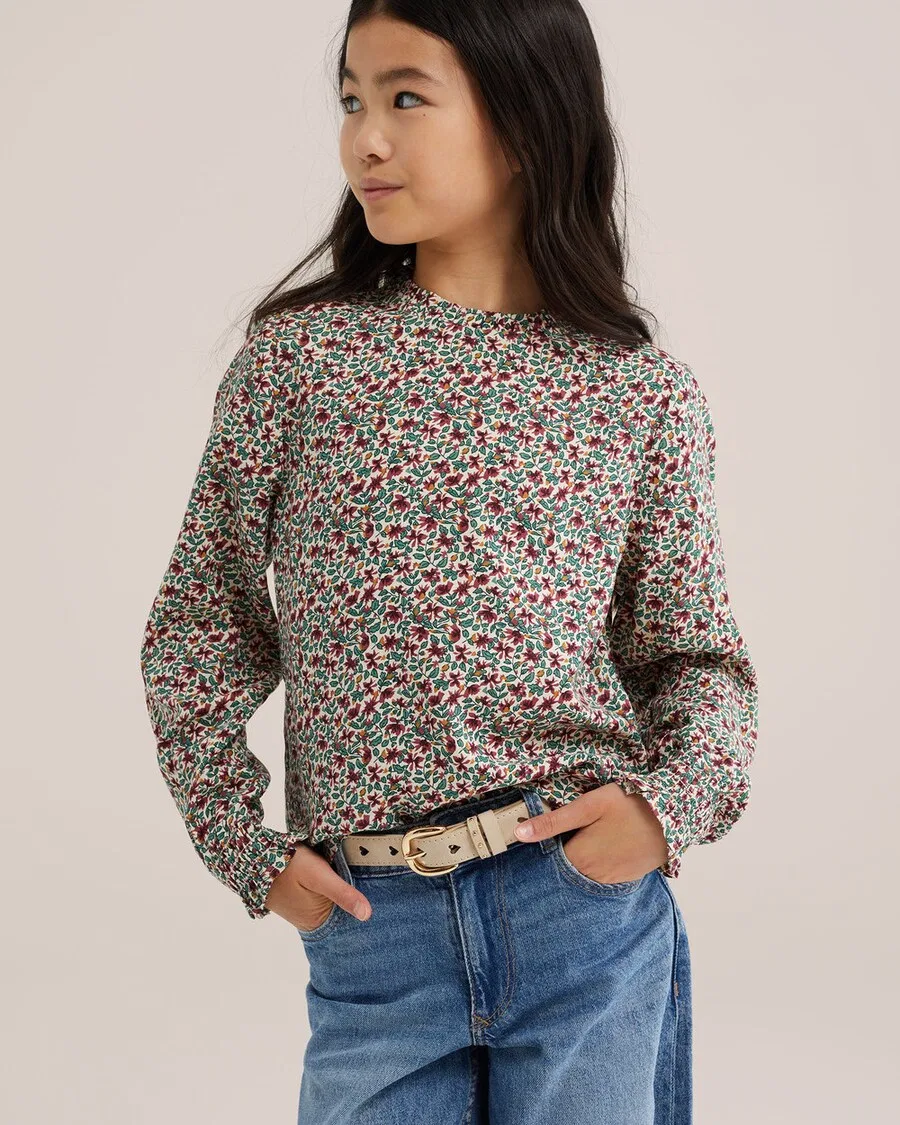 Блузка WE Fashion зеленого цвета — фото 2